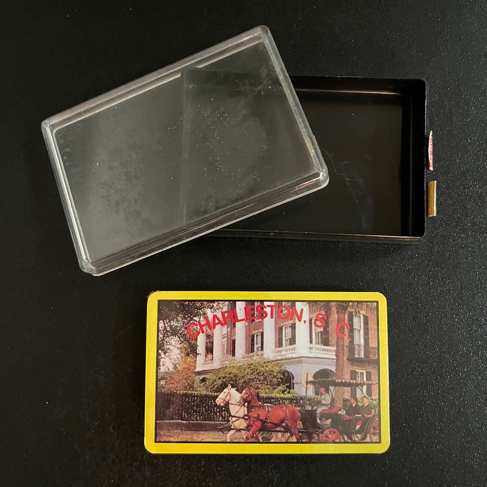 Charleston SC Carriage Tour Souvenir Playing Cards in Original Box Sealed Cards